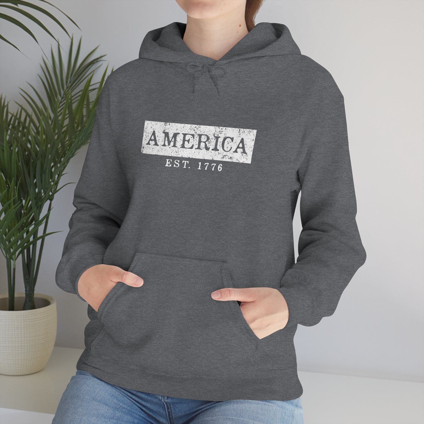 America EST 1776 - Unisex Hooded Sweatshirt