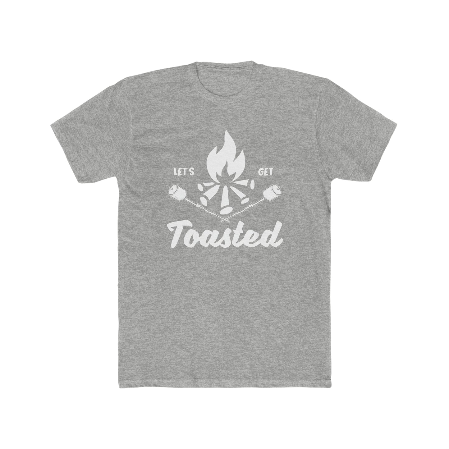 Let's Get Toasted - Men's Cotton Crew Tee