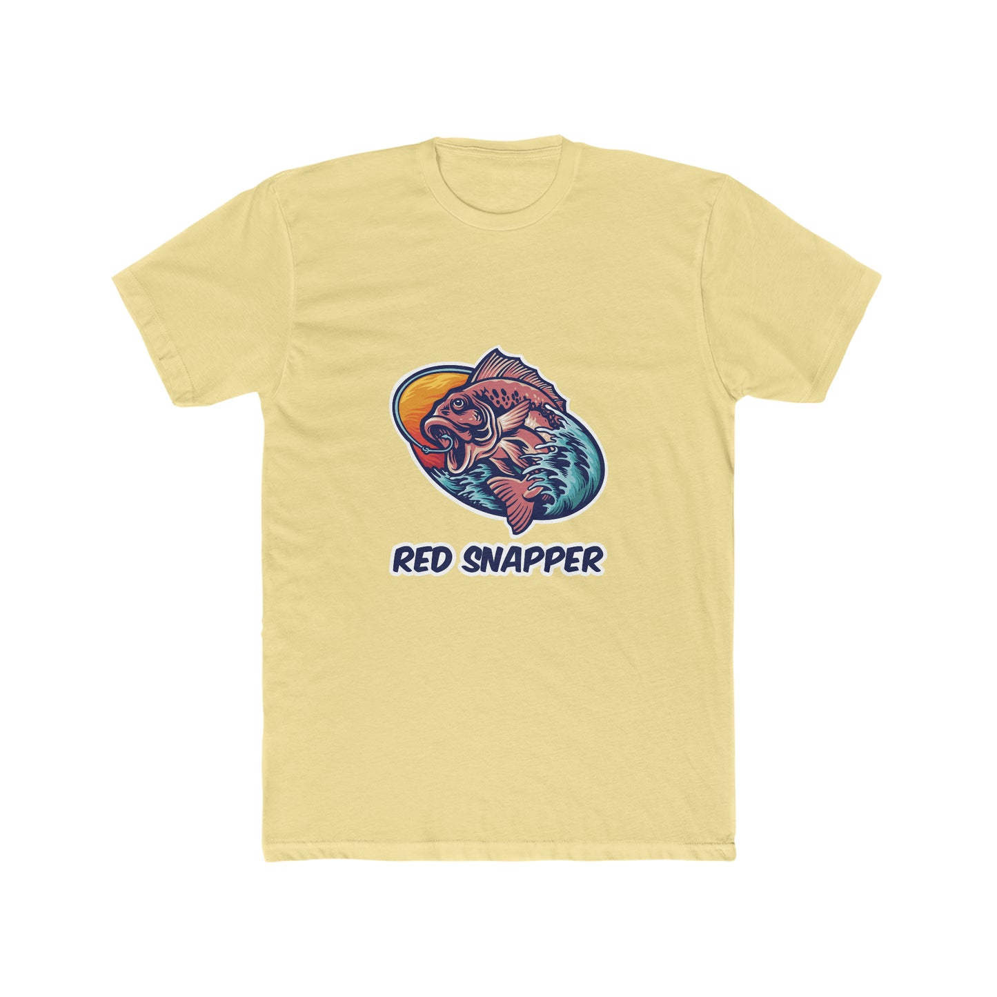 Red Snapper - Men's Cotton Crew Tee