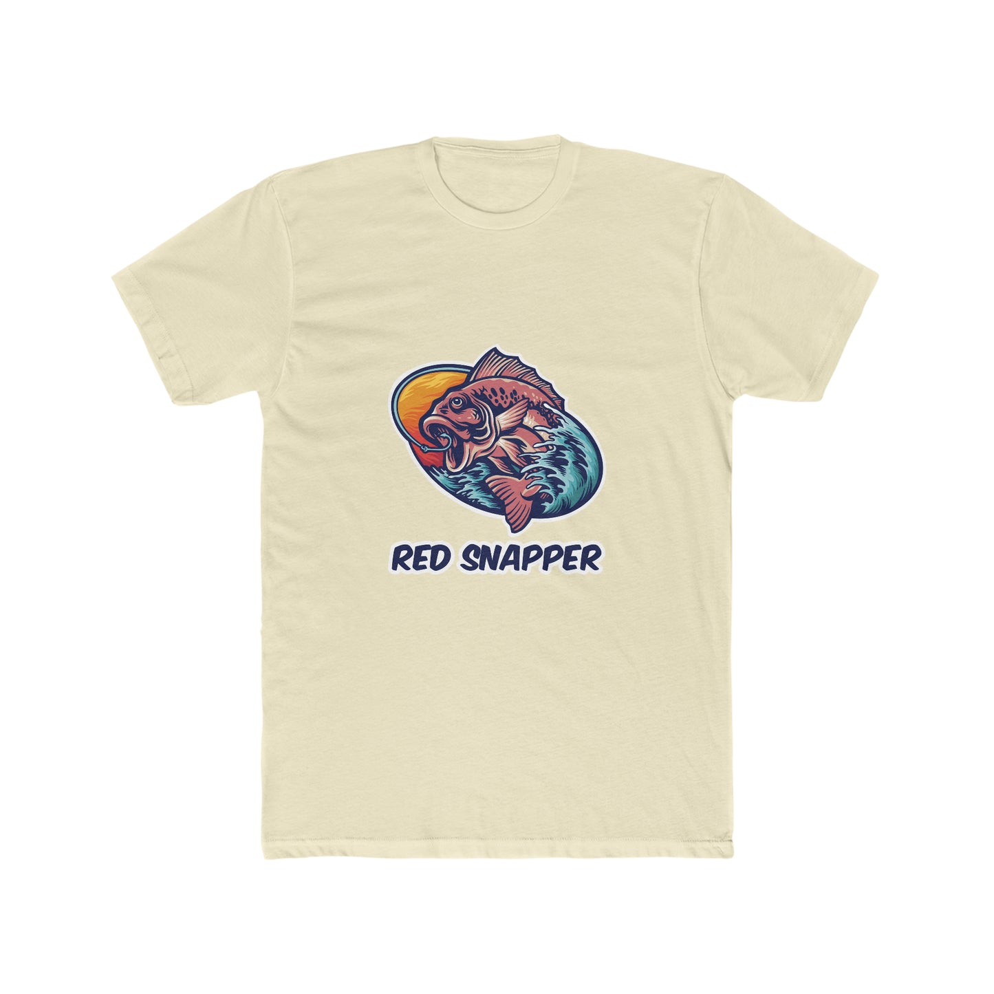 Red Snapper - Men's Cotton Crew Tee