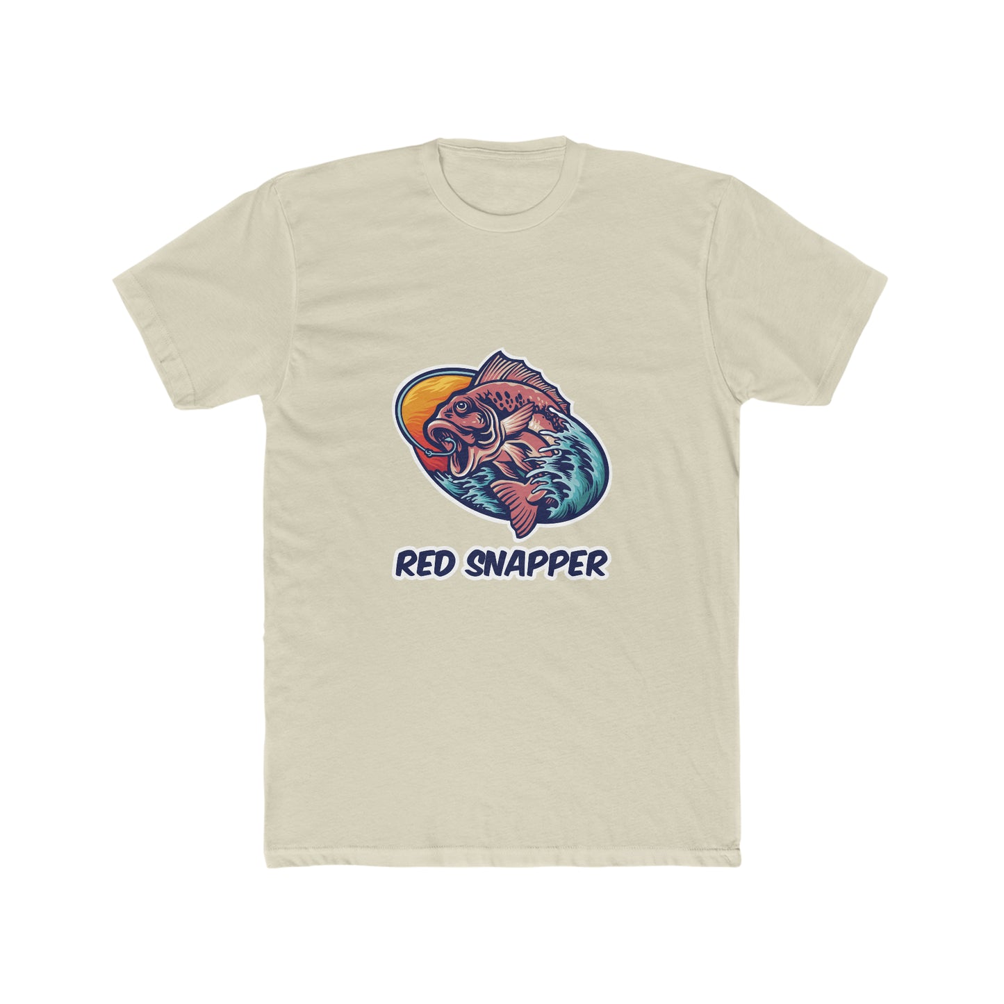 Red Snapper - Men's Cotton Crew Tee