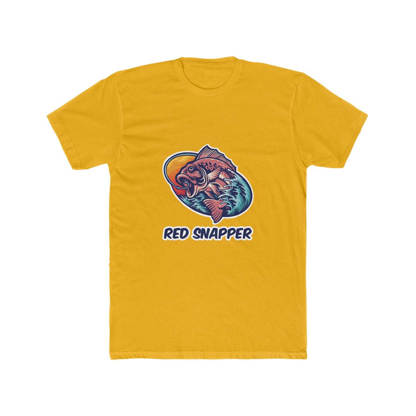 Red Snapper - Men's Cotton Crew Tee