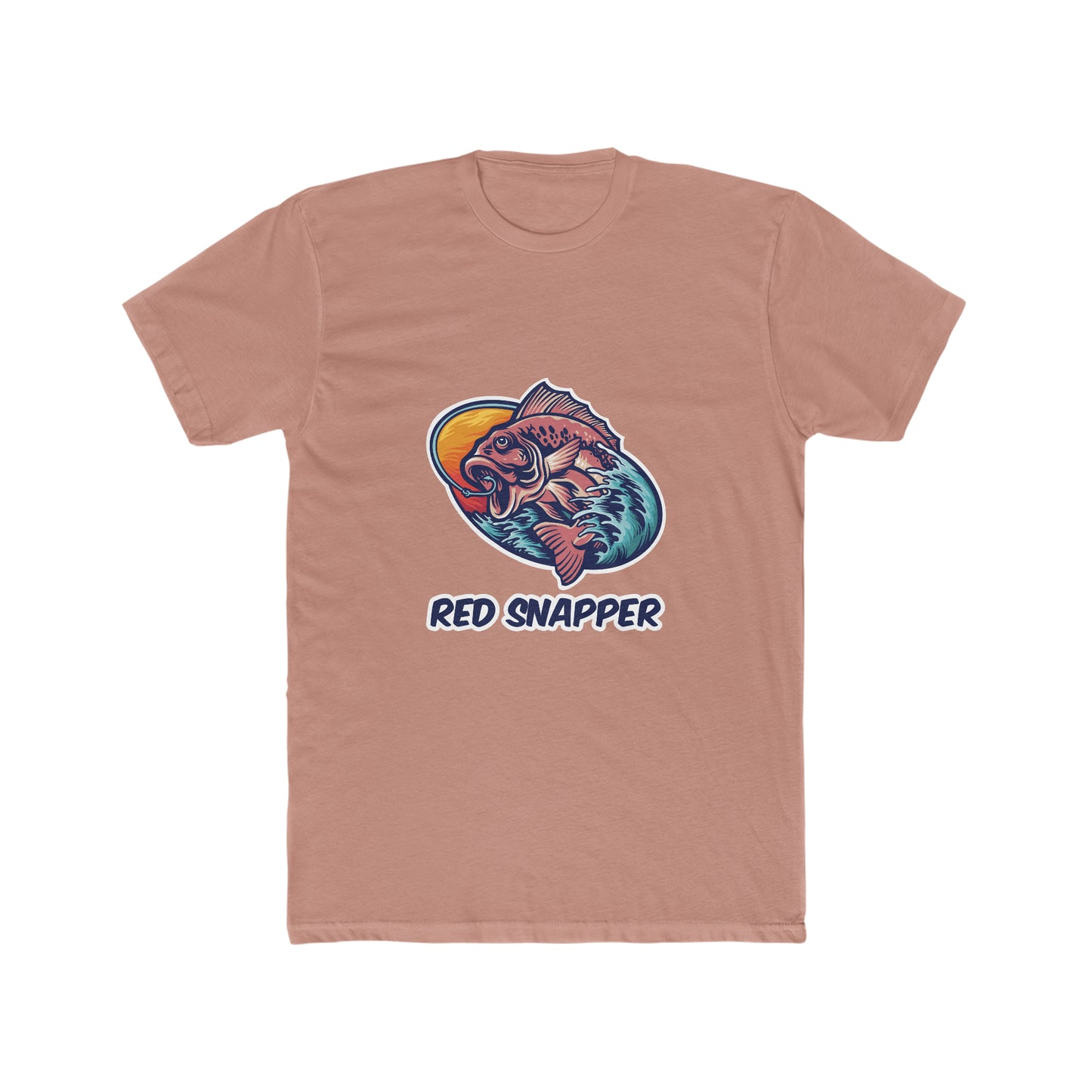 Red Snapper - Men's Cotton Crew Tee