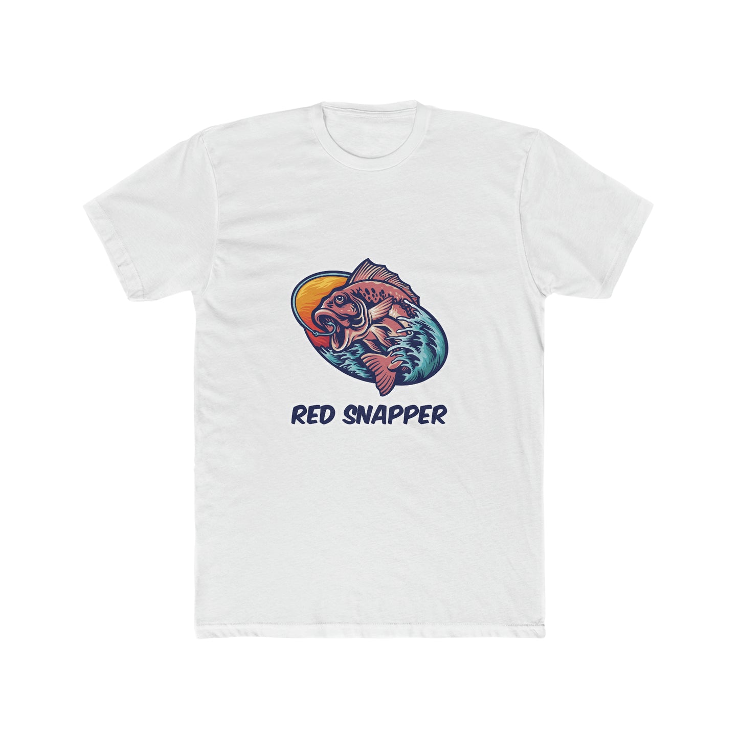 Red Snapper - Men's Cotton Crew Tee