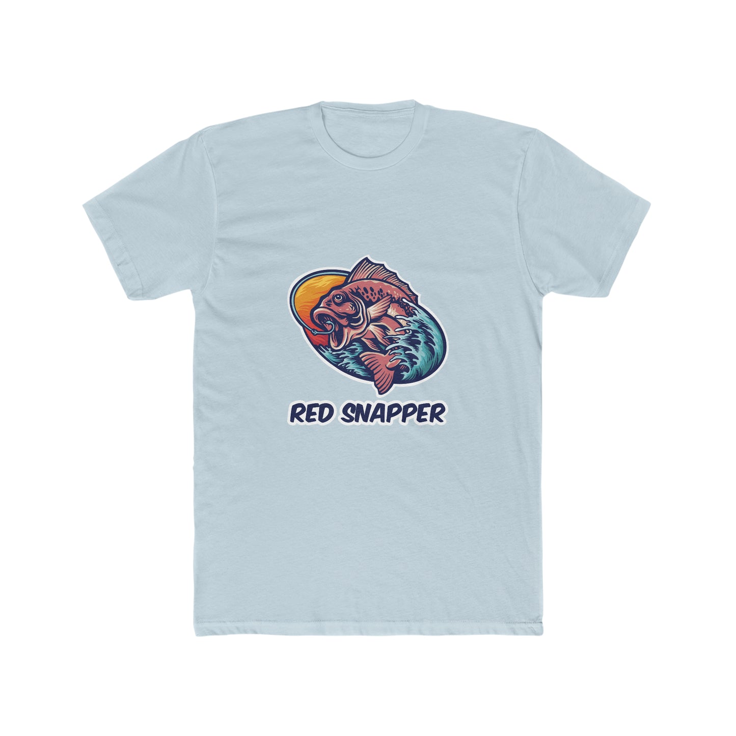 Red Snapper - Men's Cotton Crew Tee