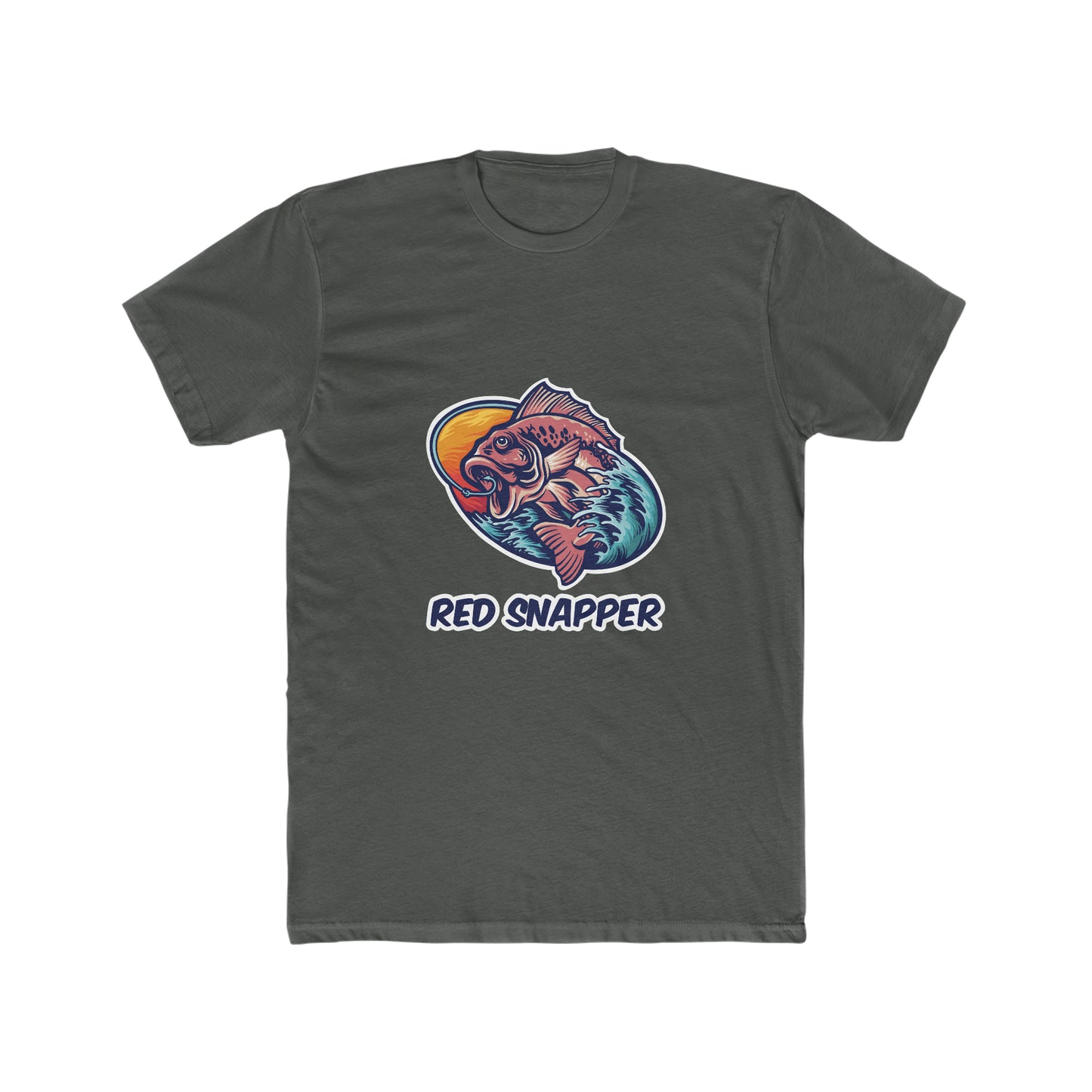 Red Snapper - Men's Cotton Crew Tee