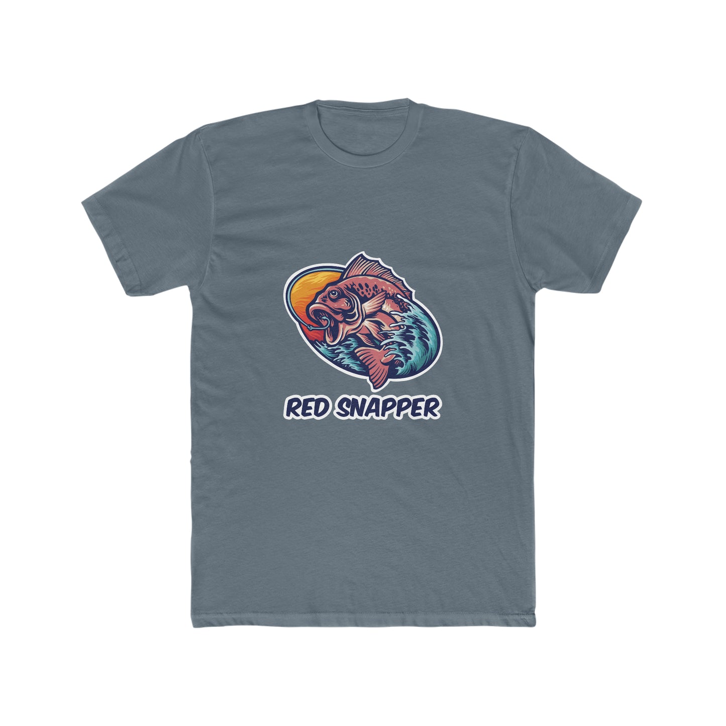 Red Snapper - Men's Cotton Crew Tee