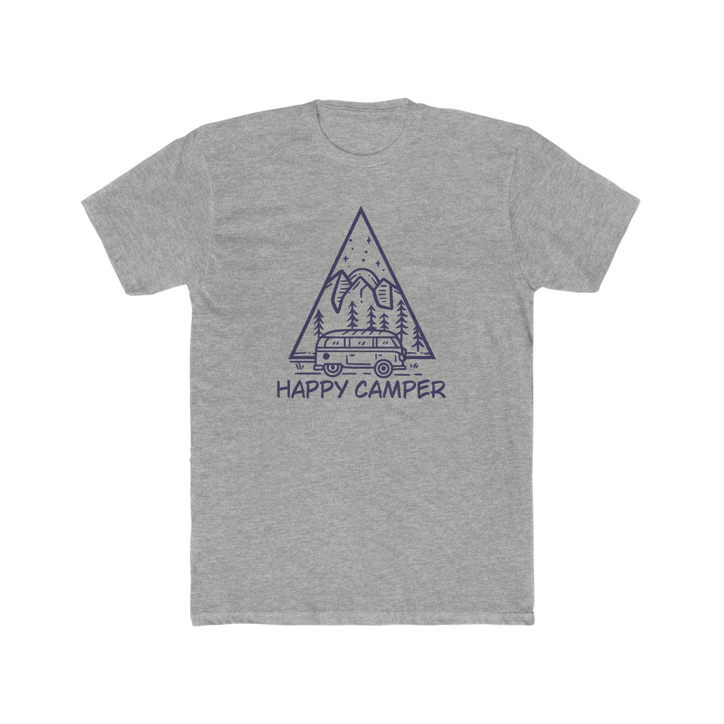 Happy Camper - Men's Cotton Crew Tee
