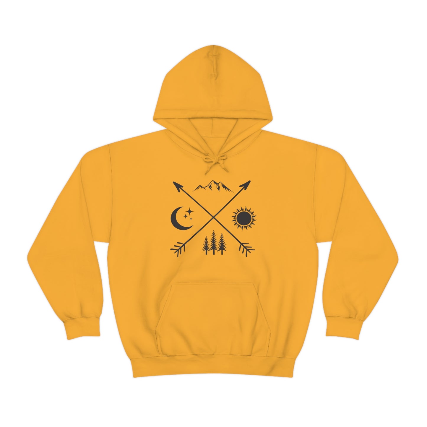 Outdoor Symbol - Unisex Hooded Sweatshirt