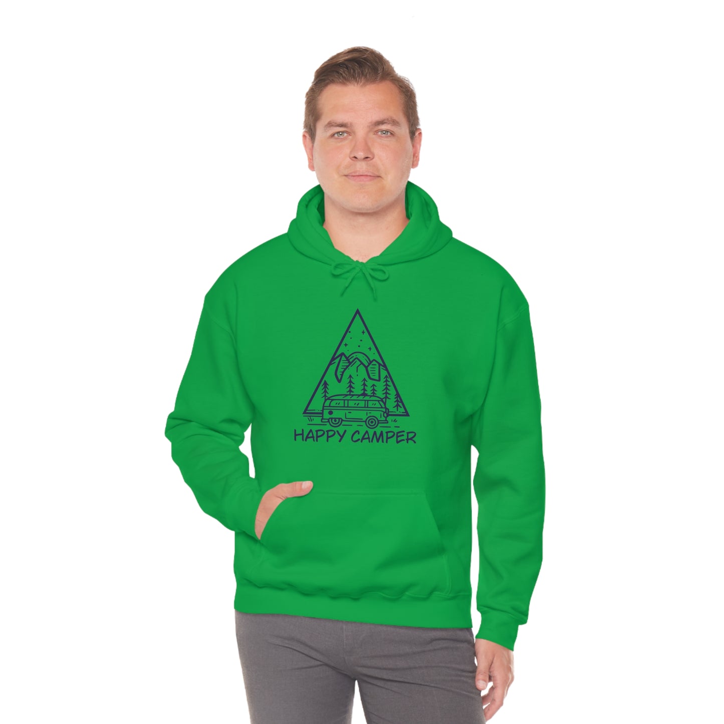 Happy Camper - Unisex Hooded Sweatshirt