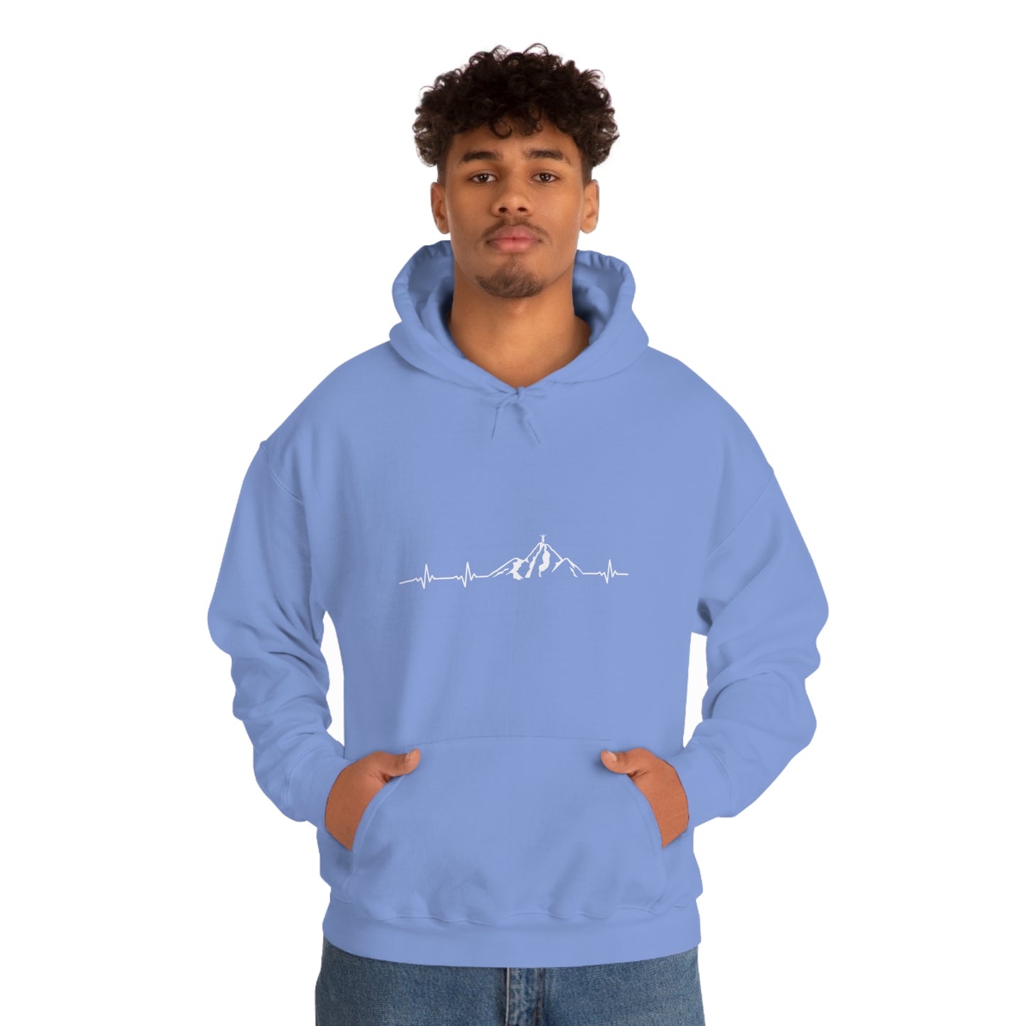 Mountain Heartbeat - Unisex Hooded Sweatshirt