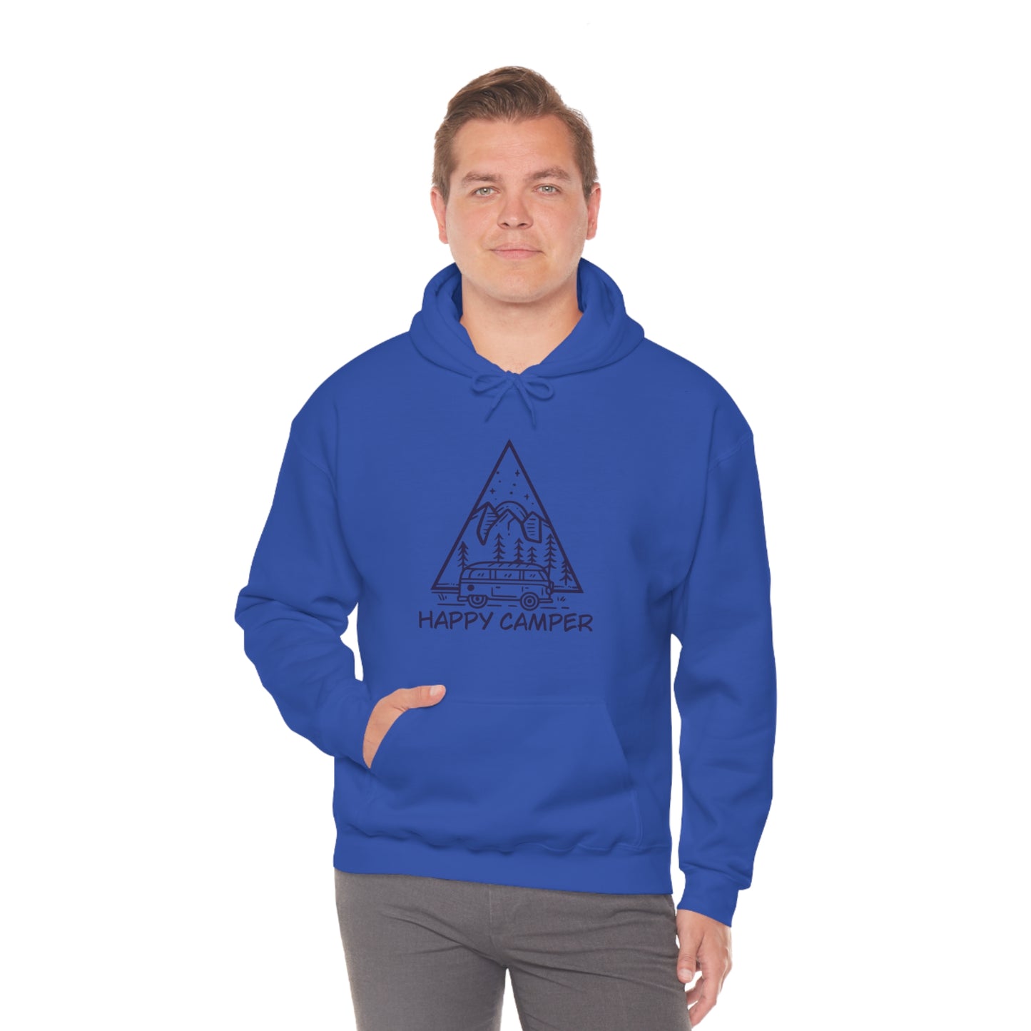 Happy Camper - Unisex Hooded Sweatshirt