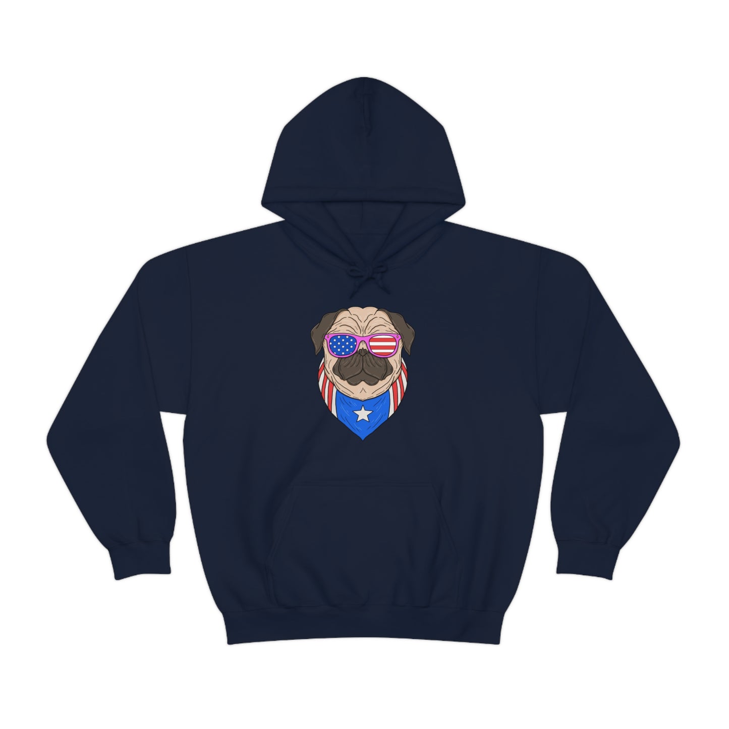 American Pug - Unisex Hooded Sweatshirt