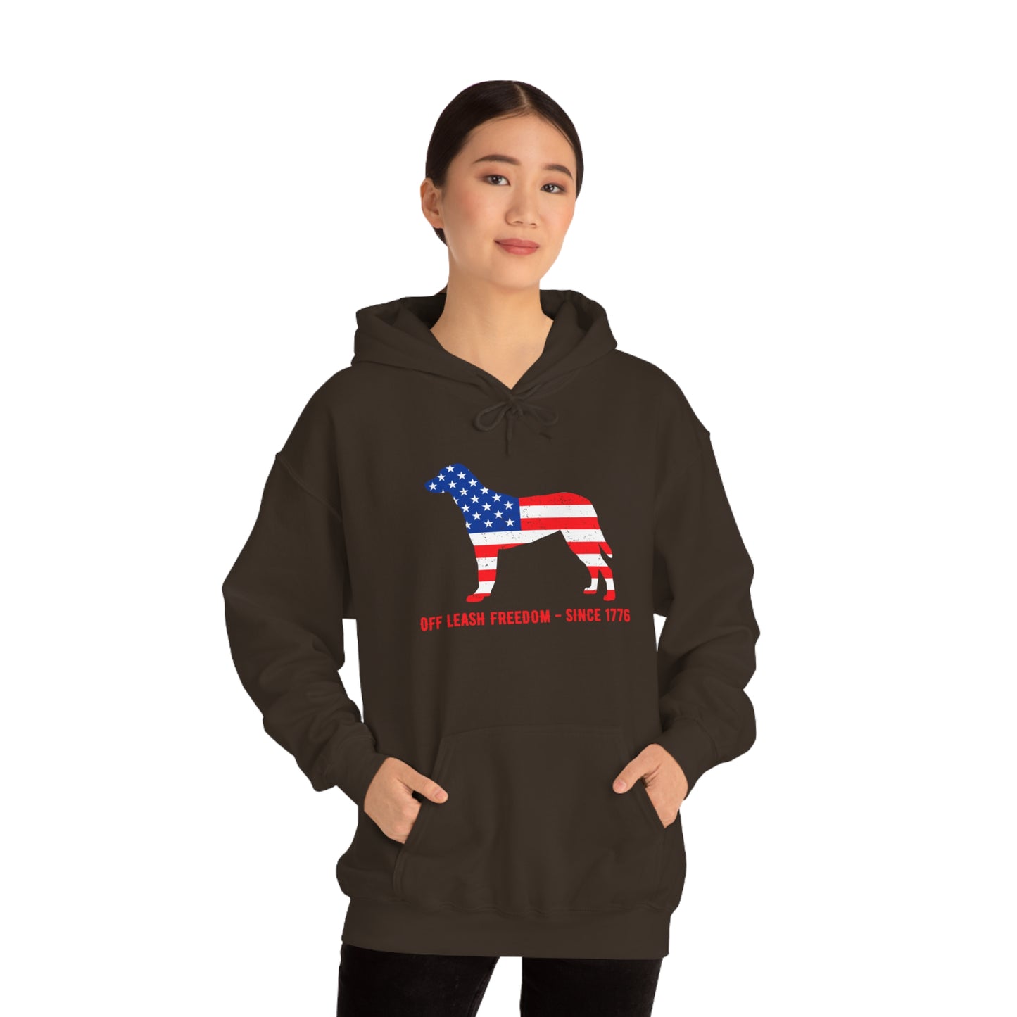 Off Leash Freedom - Unisex Hooded Sweatshirt