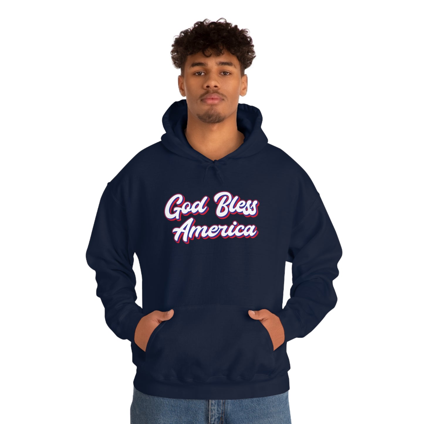 God Bless America - Unisex Hooded Sweatshirt