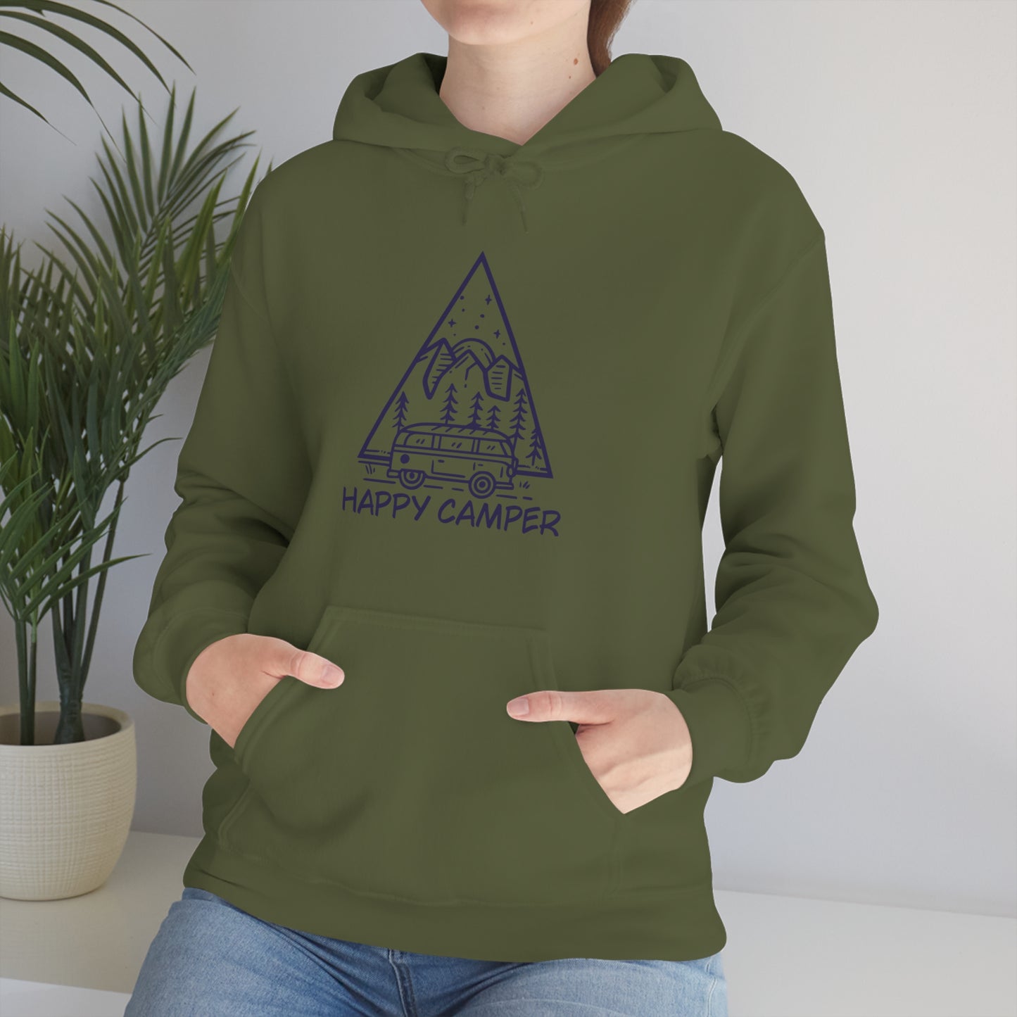 Happy Camper - Unisex Hooded Sweatshirt