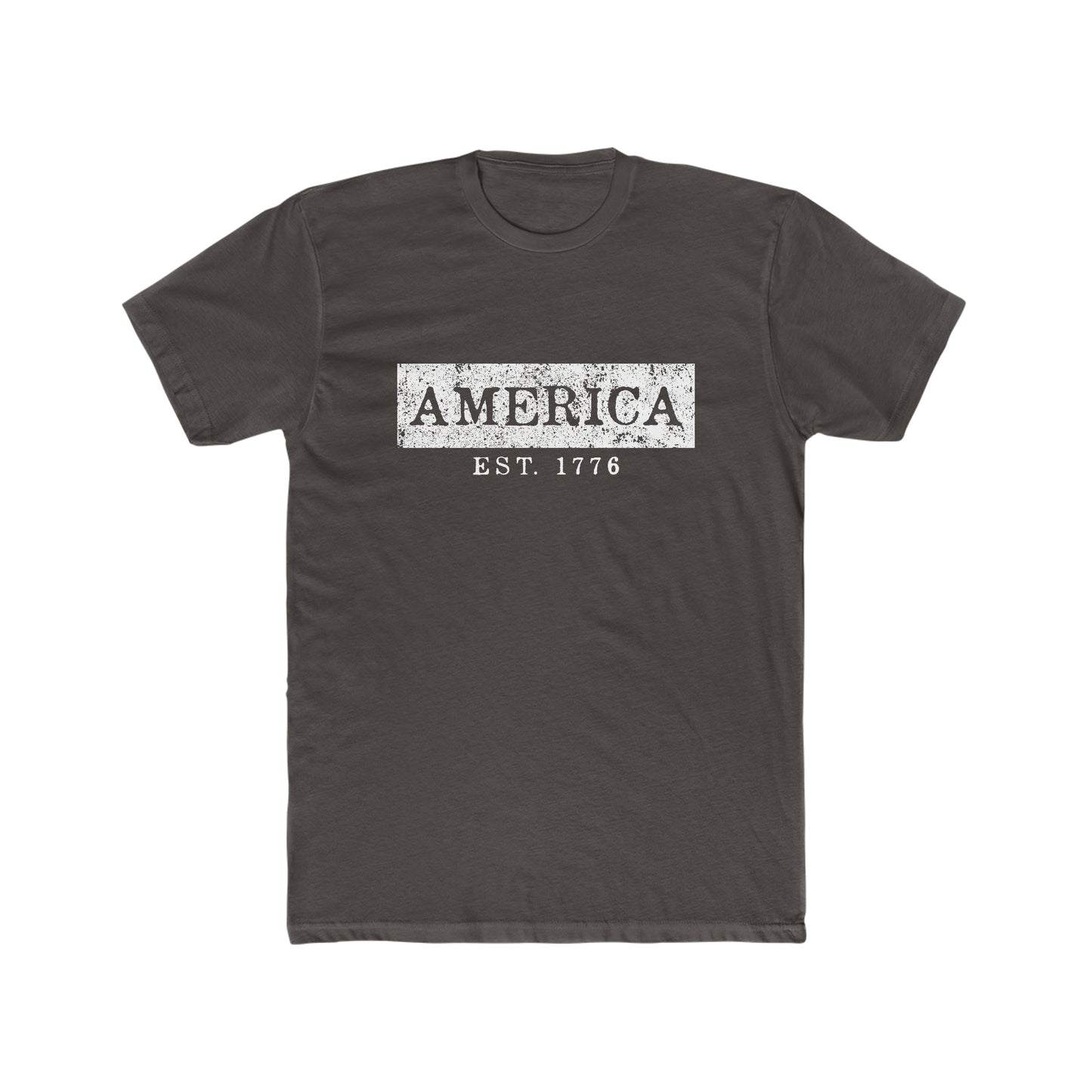 America EST 1776 - Men's Cotton Crew Tee