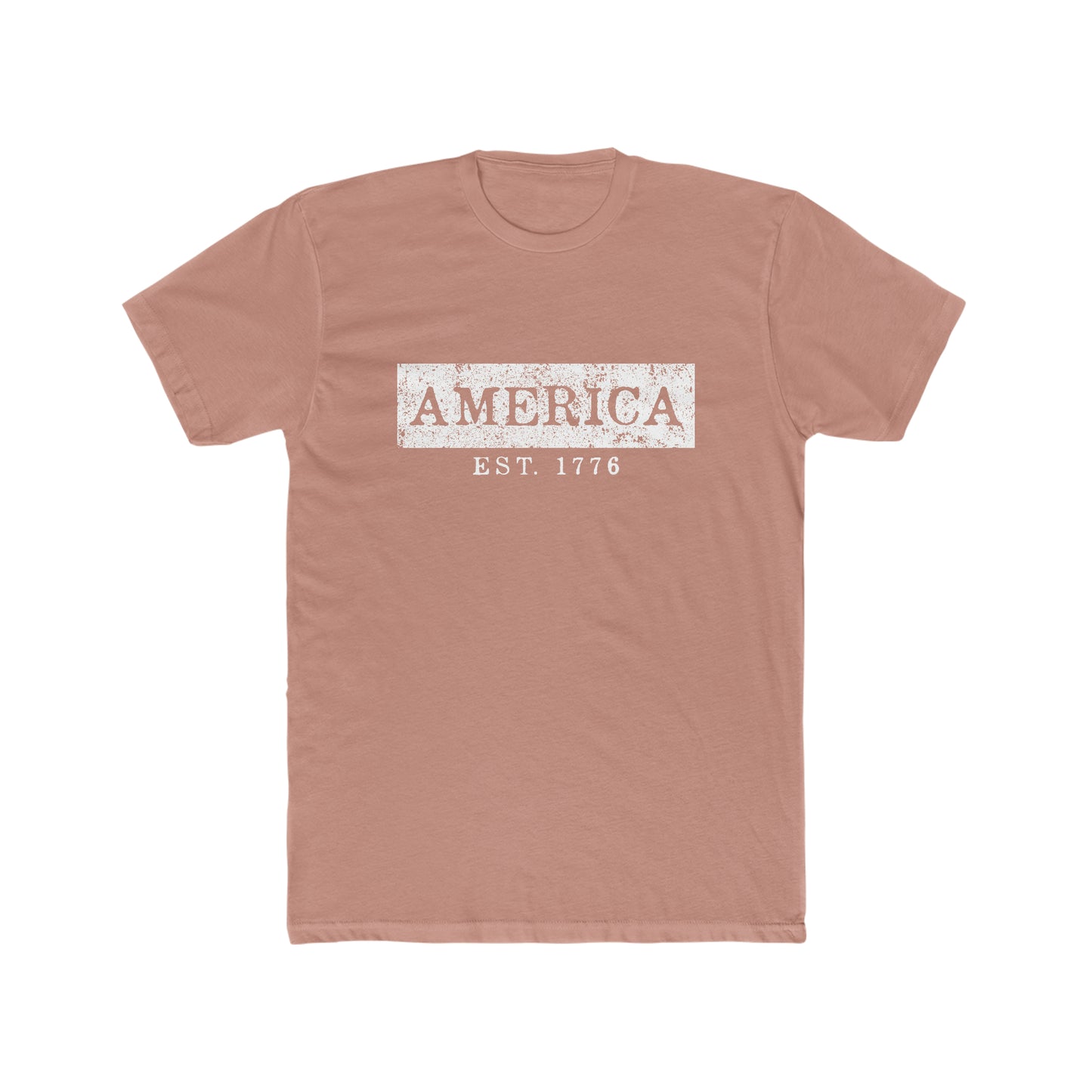 America EST 1776 - Men's Cotton Crew Tee