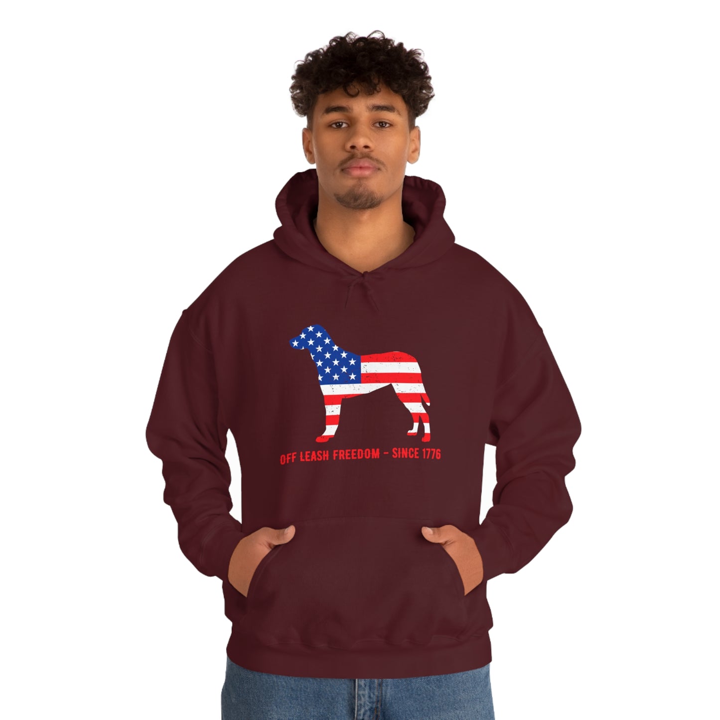 Off Leash Freedom - Unisex Hooded Sweatshirt