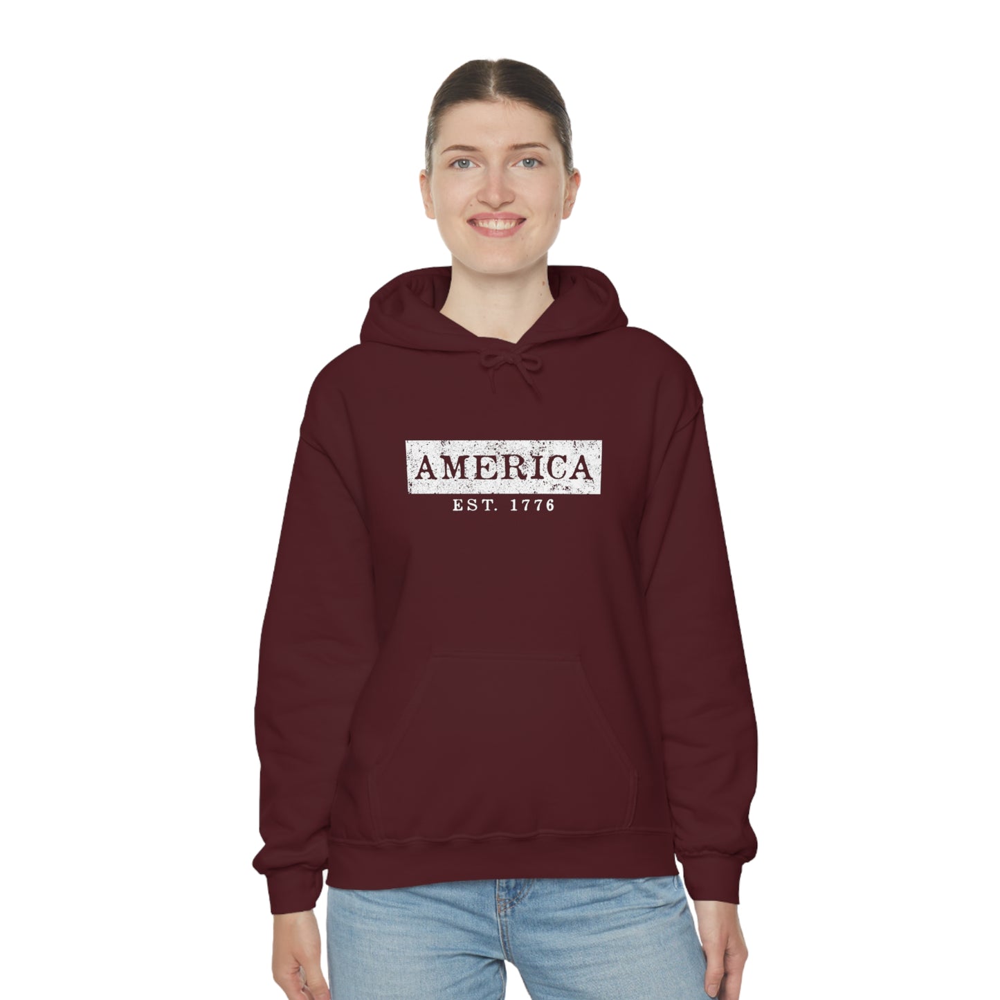America EST 1776 - Unisex Hooded Sweatshirt