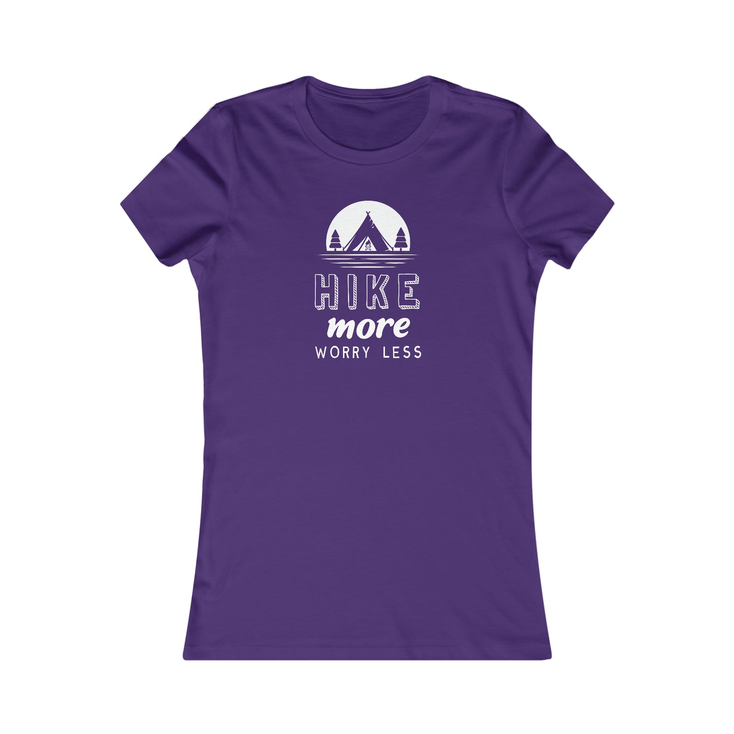 Hike More Worry Less - Women's Tee