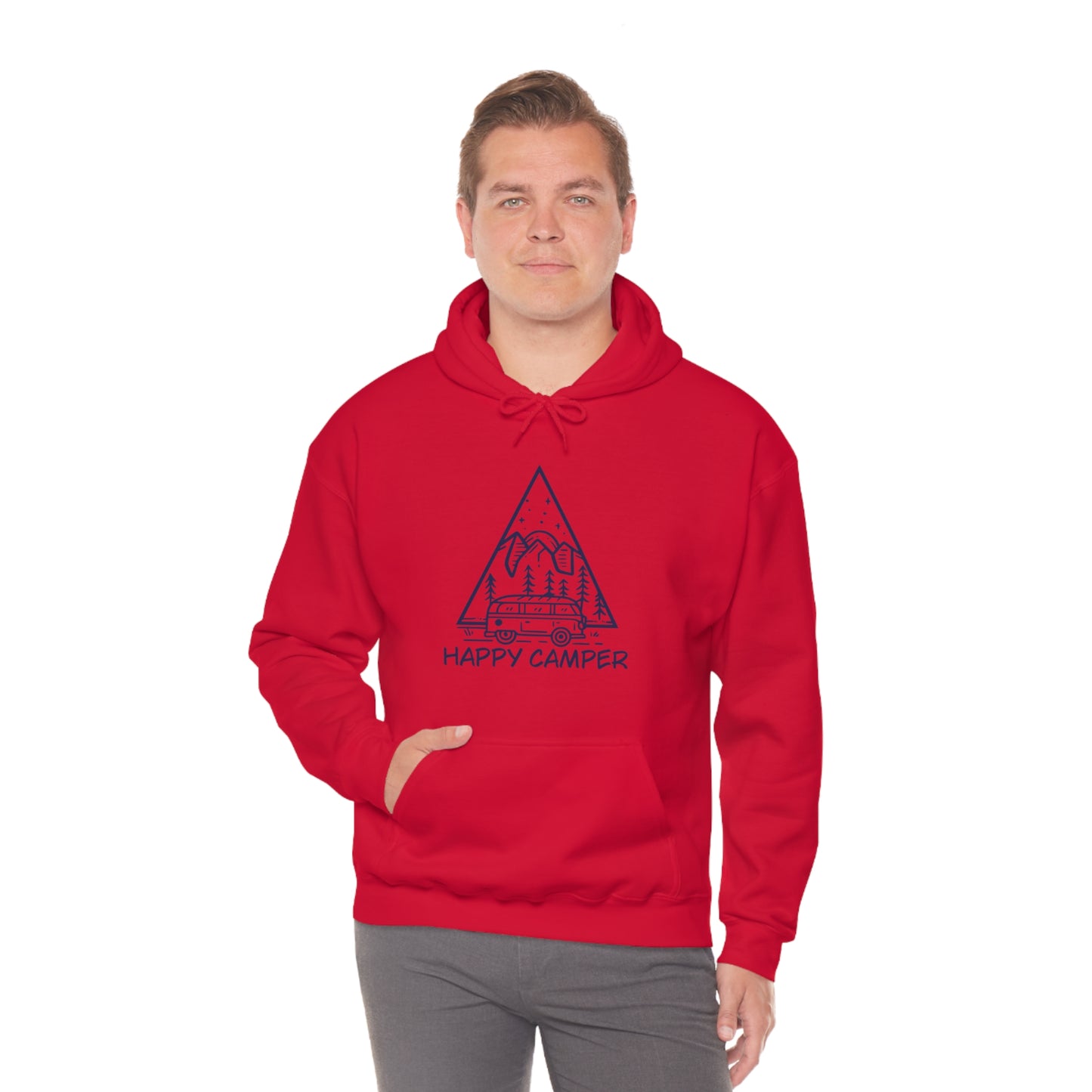 Happy Camper - Unisex Hooded Sweatshirt