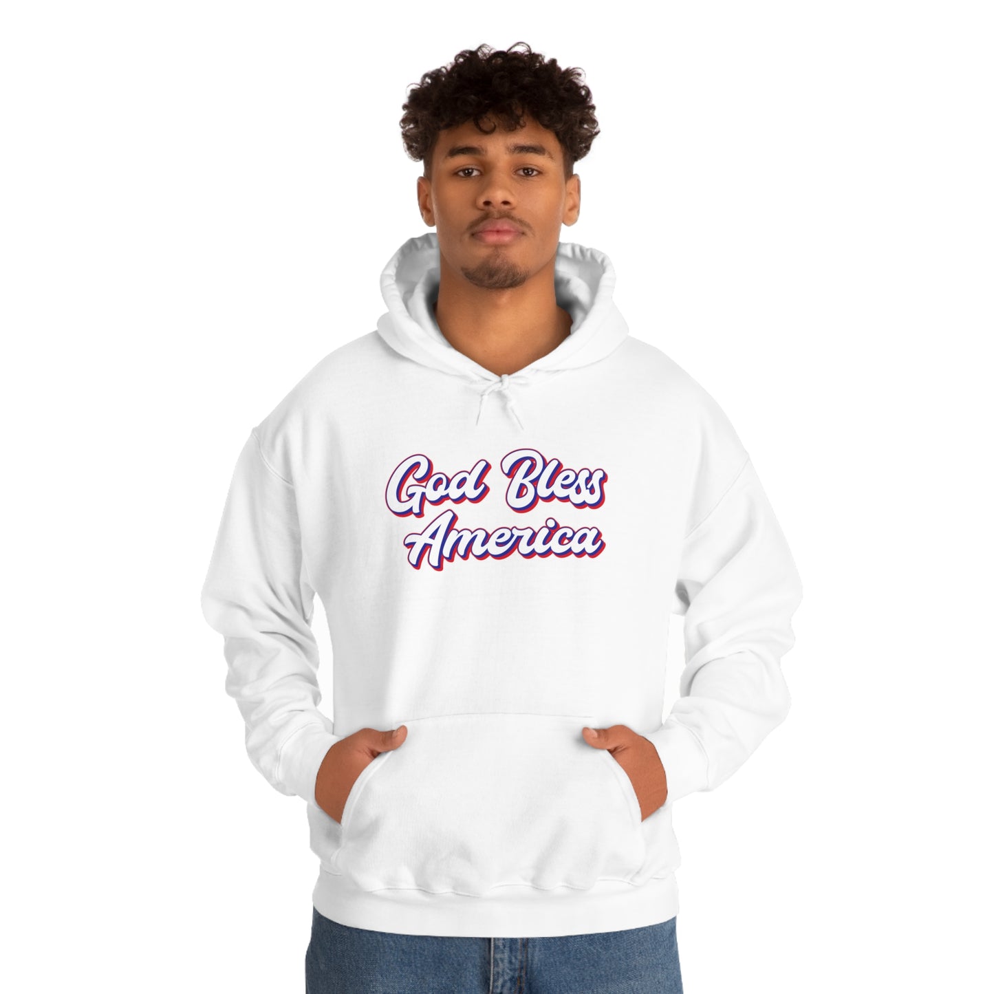 God Bless America - Unisex Hooded Sweatshirt