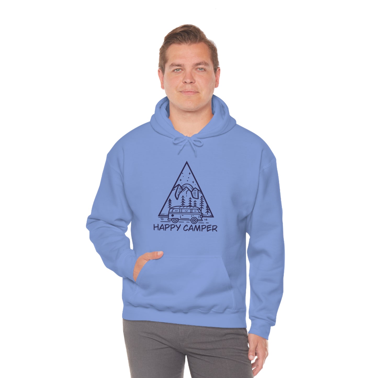 Happy Camper - Unisex Hooded Sweatshirt