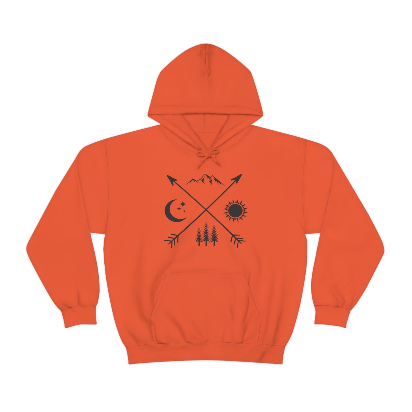Outdoor Symbol - Unisex Hooded Sweatshirt