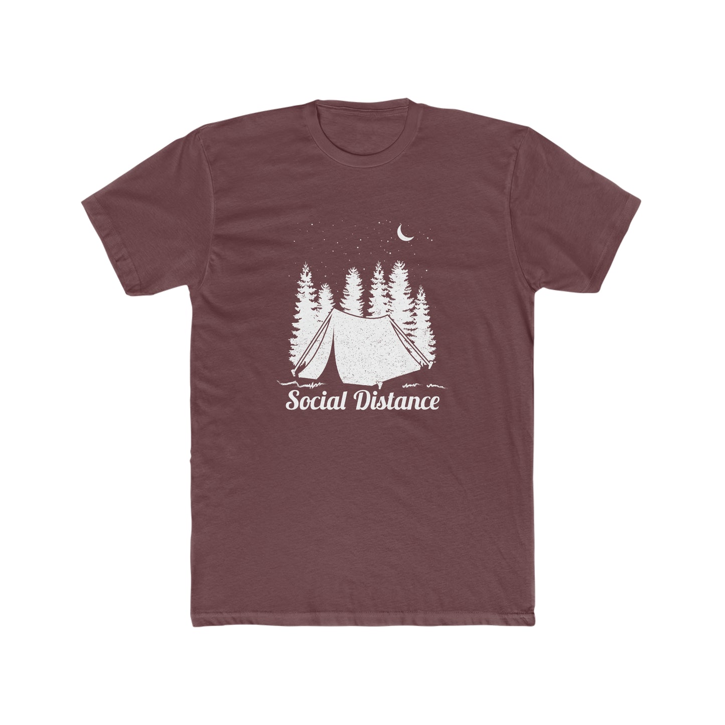Social Distance - Men's Cotton Crew Tee