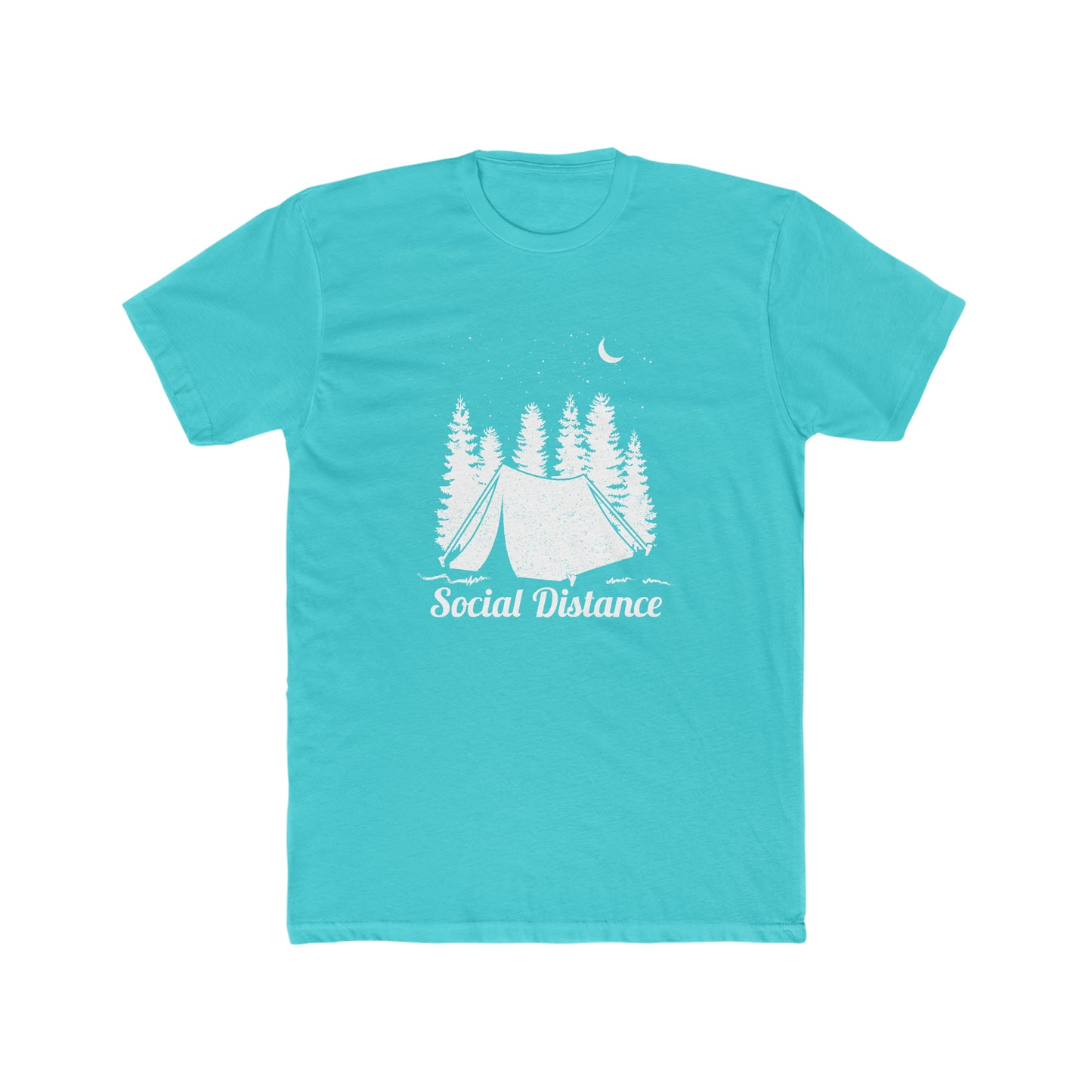 Social Distance - Men's Cotton Crew Tee