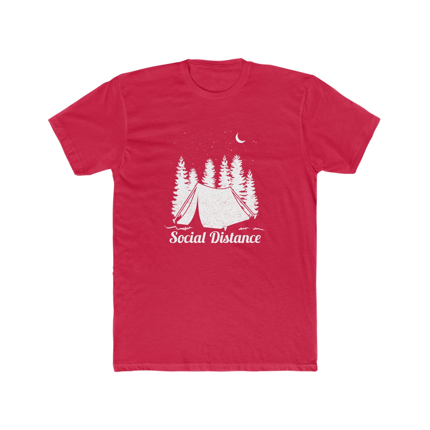 Social Distance - Men's Cotton Crew Tee