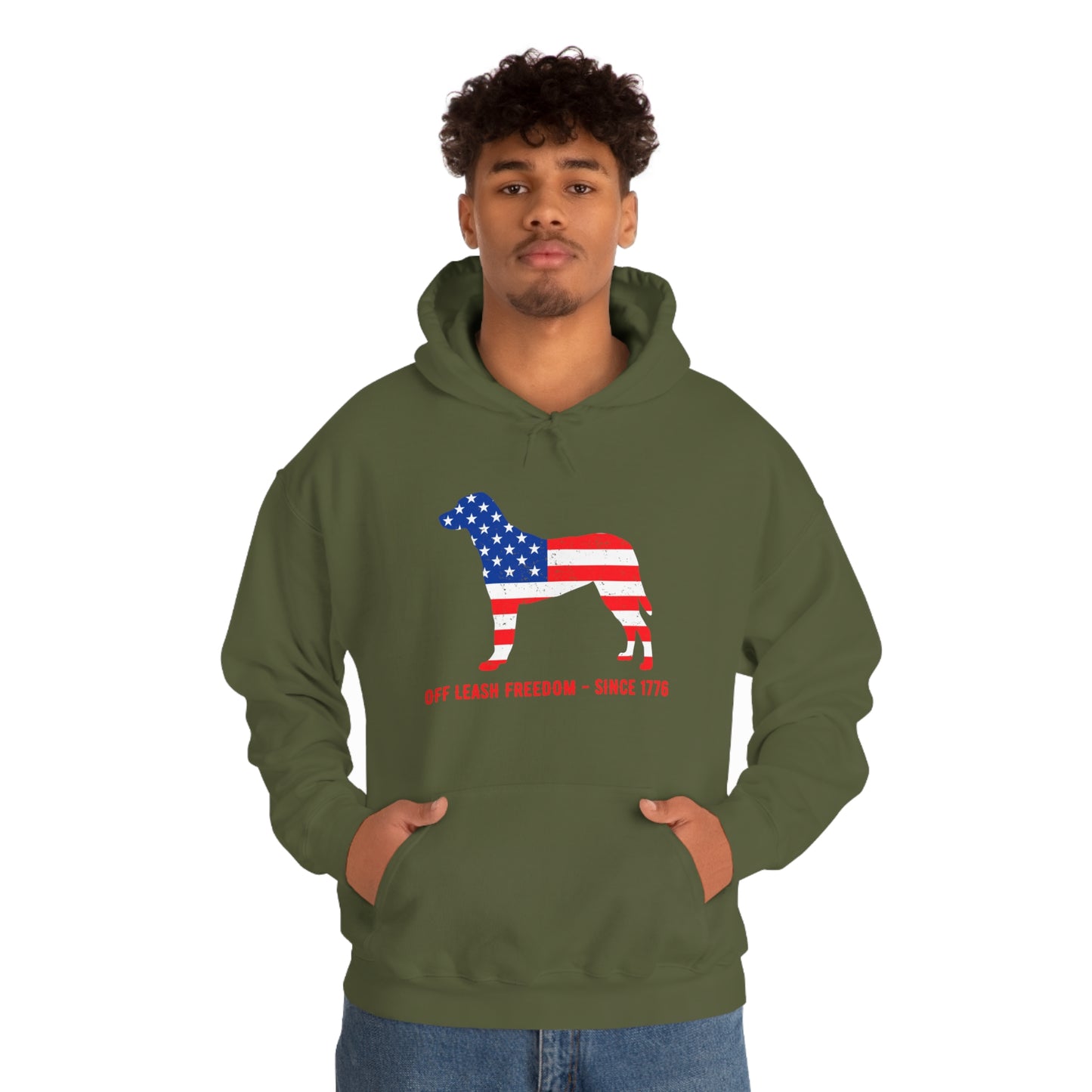 Off Leash Freedom - Unisex Hooded Sweatshirt