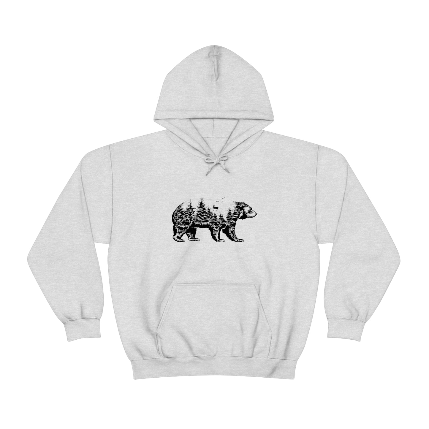 Bear Graphic - Unisex Hooded Sweatshirt