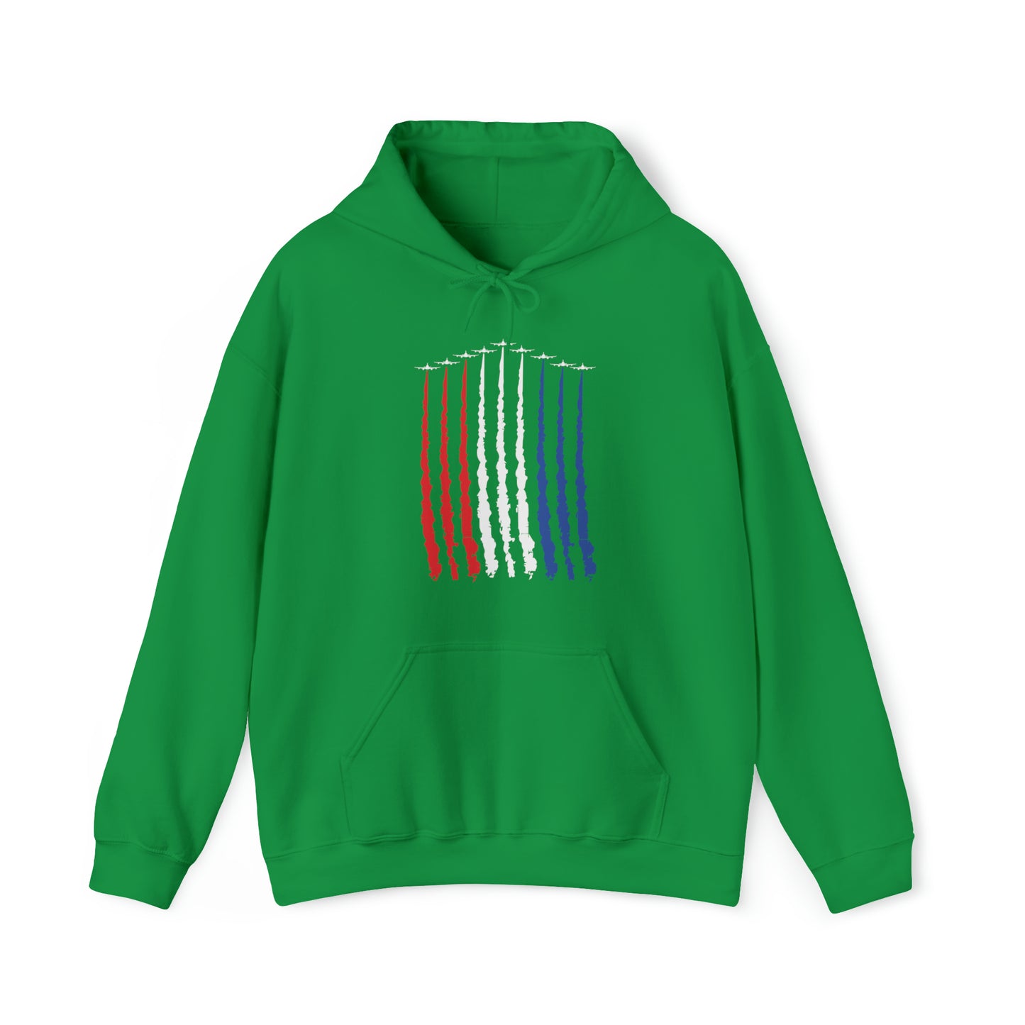 Air Force USA Flag Fly Over - Unisex Hooded Sweatshirt