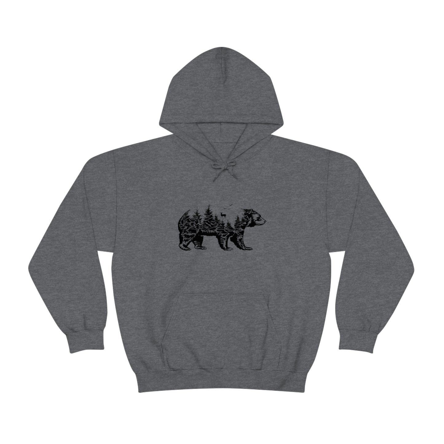 Bear Graphic - Unisex Hooded Sweatshirt