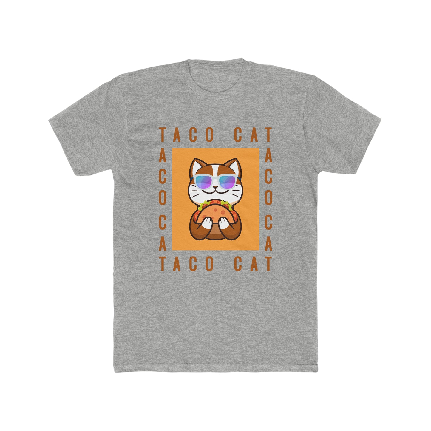 Taco Cat - Men's Cotton Crew T-Shirt