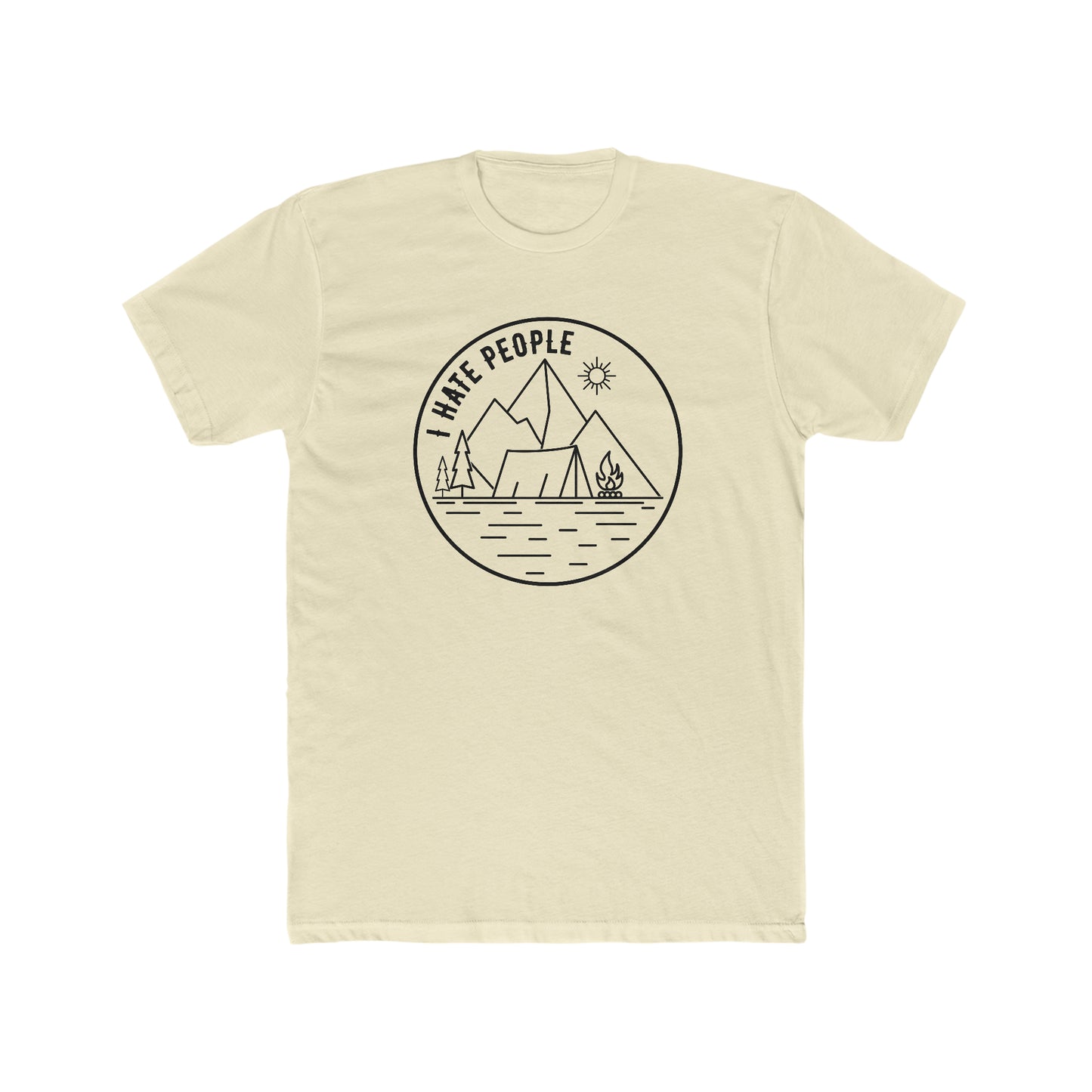 I Hate People - Men's Cotton Crew Tee