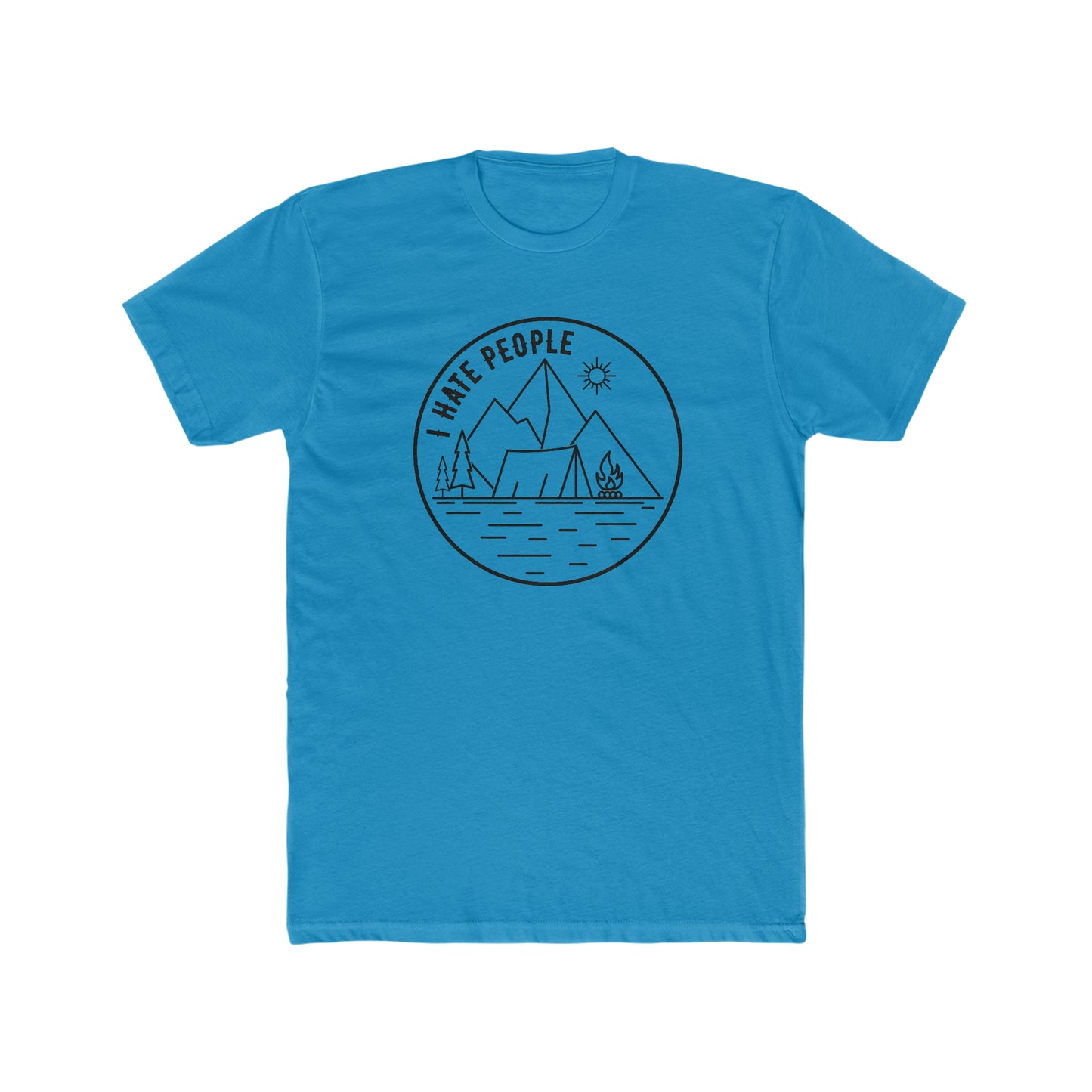 I Hate People - Men's Cotton Crew Tee