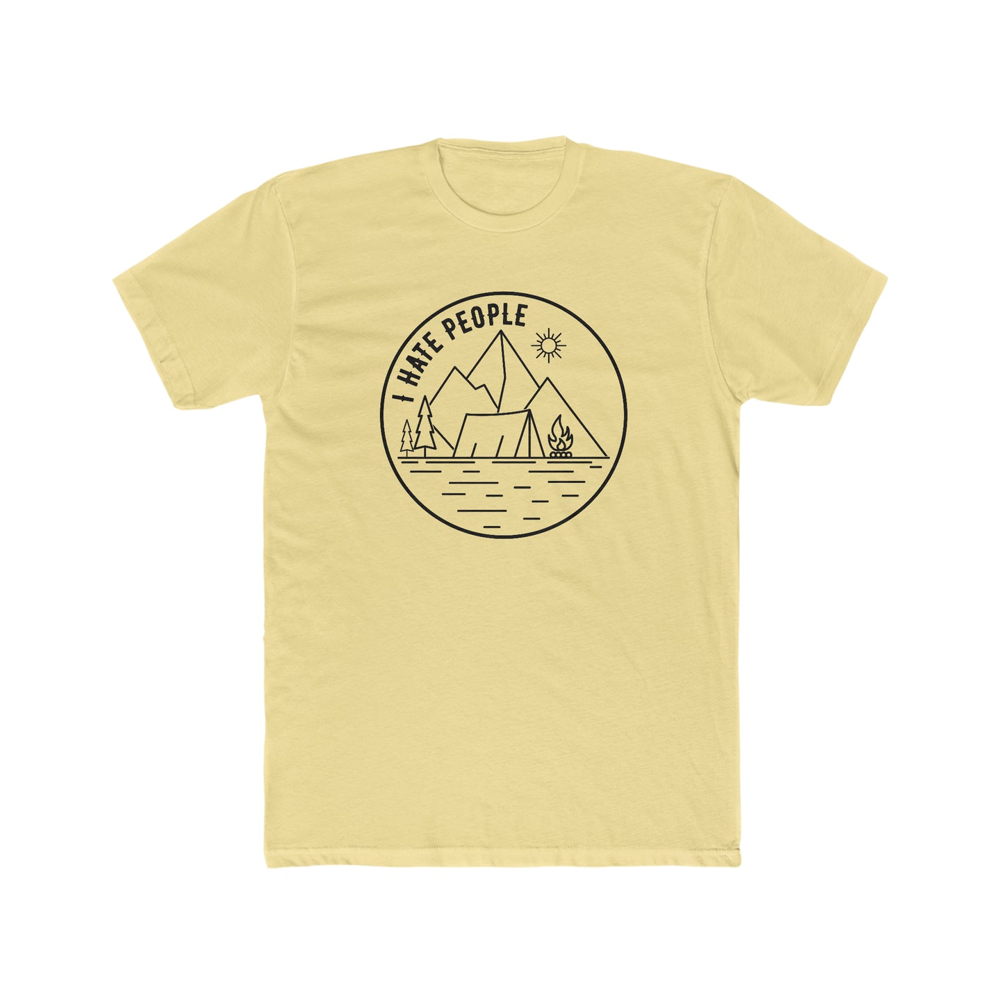 I Hate People - Men's Cotton Crew Tee