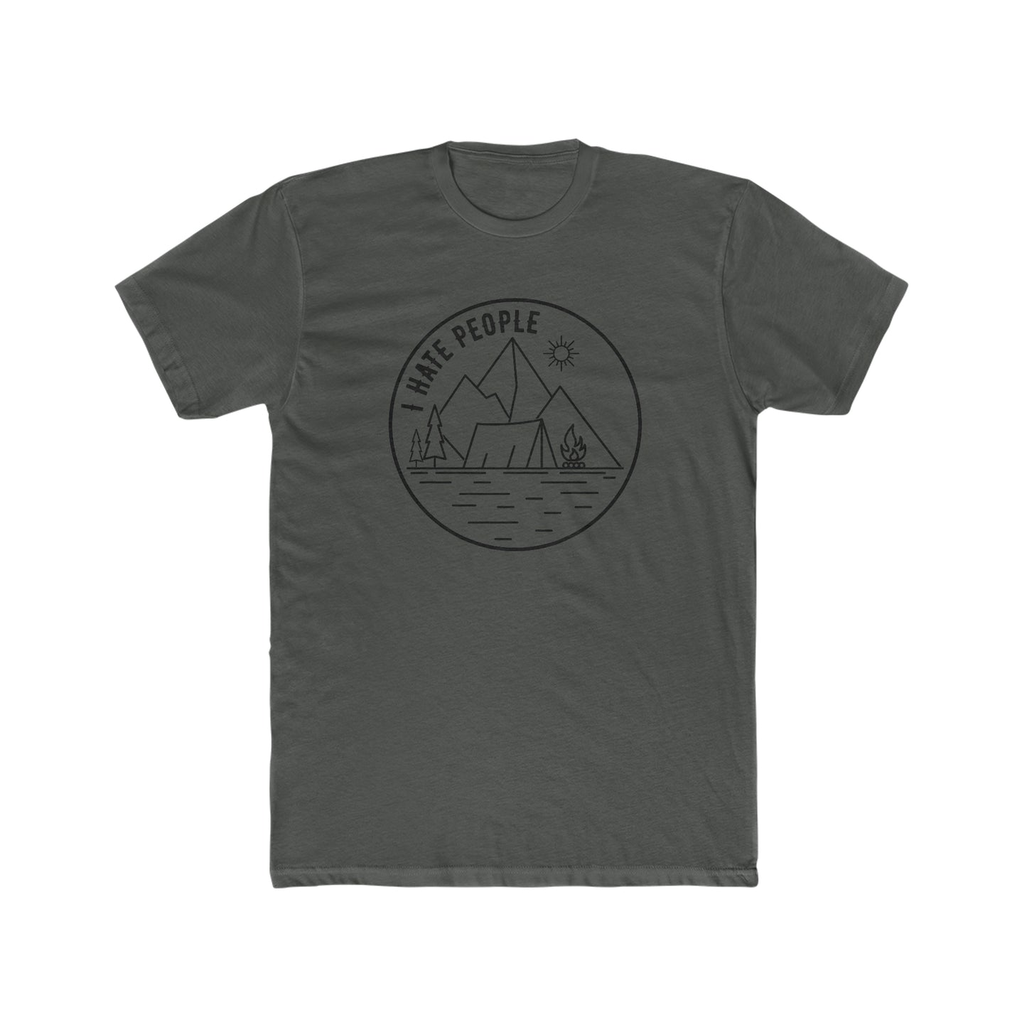 I Hate People - Men's Cotton Crew Tee