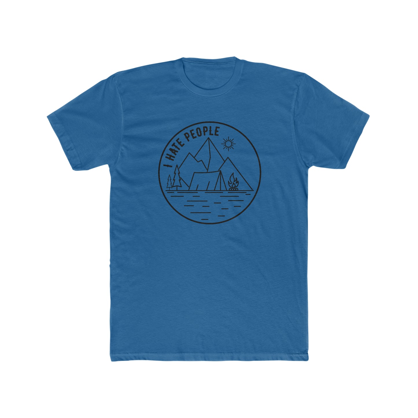 I Hate People - Men's Cotton Crew Tee