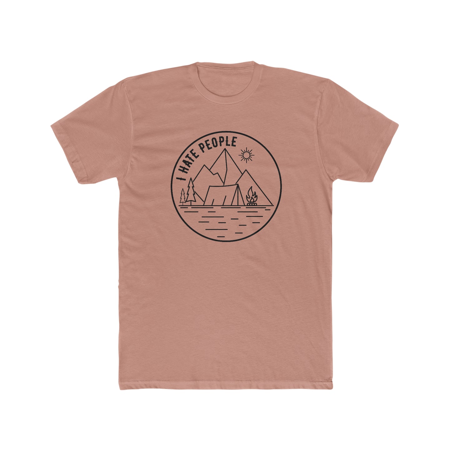 I Hate People - Men's Cotton Crew Tee