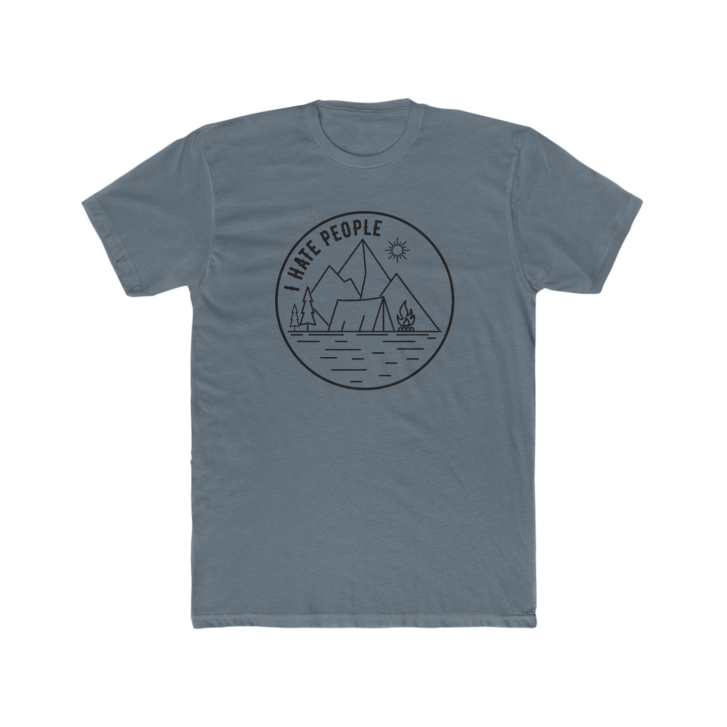 I Hate People - Men's Cotton Crew Tee