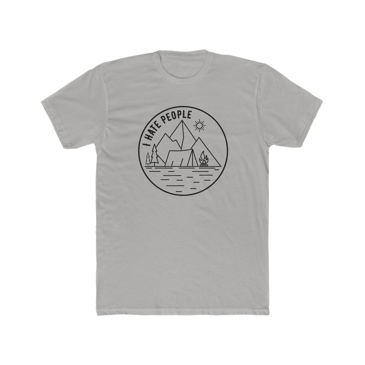 I Hate People - Men's Cotton Crew Tee