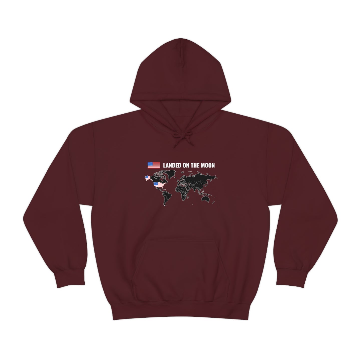 Landed On the Moon - Unisex Hooded Sweatshirt