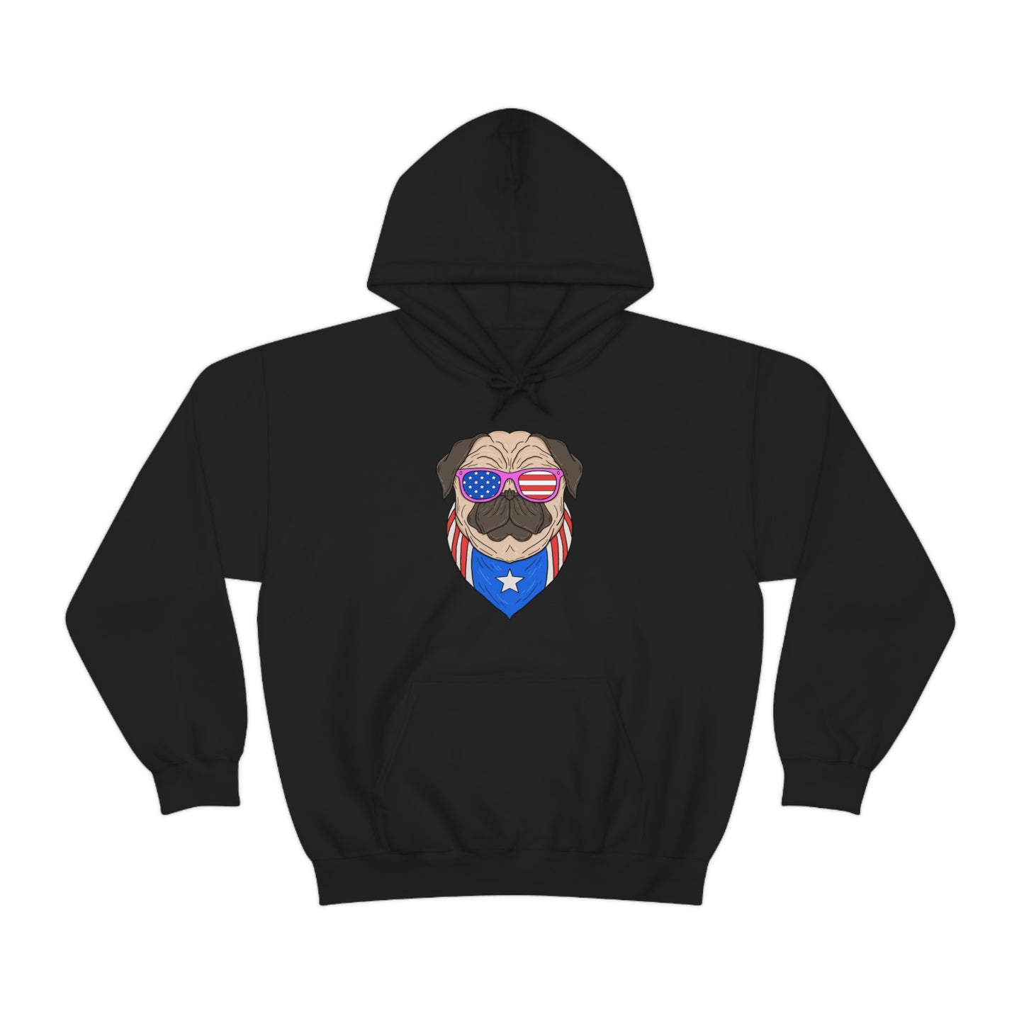 American Pug - Unisex Hooded Sweatshirt