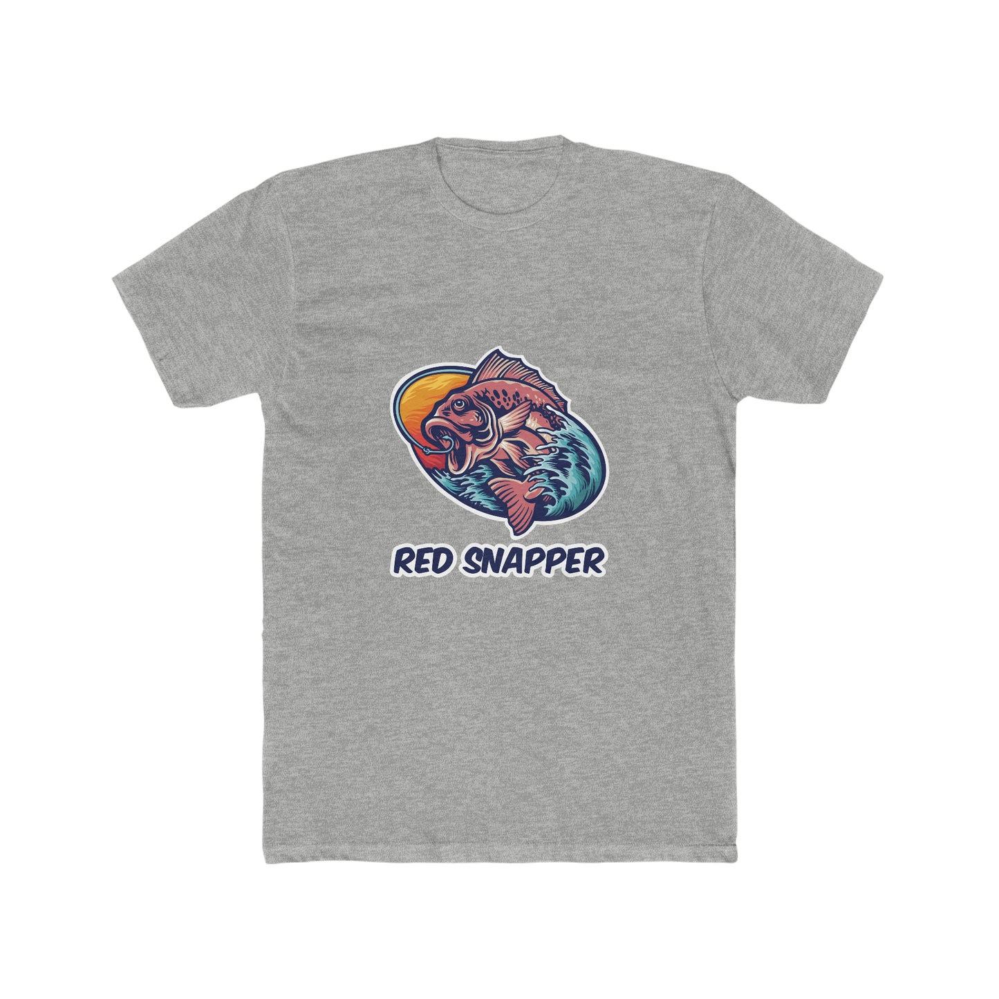 Red Snapper - Men's Cotton Crew Tee