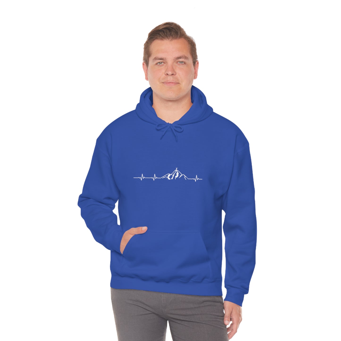 Mountain Heartbeat - Unisex Hooded Sweatshirt