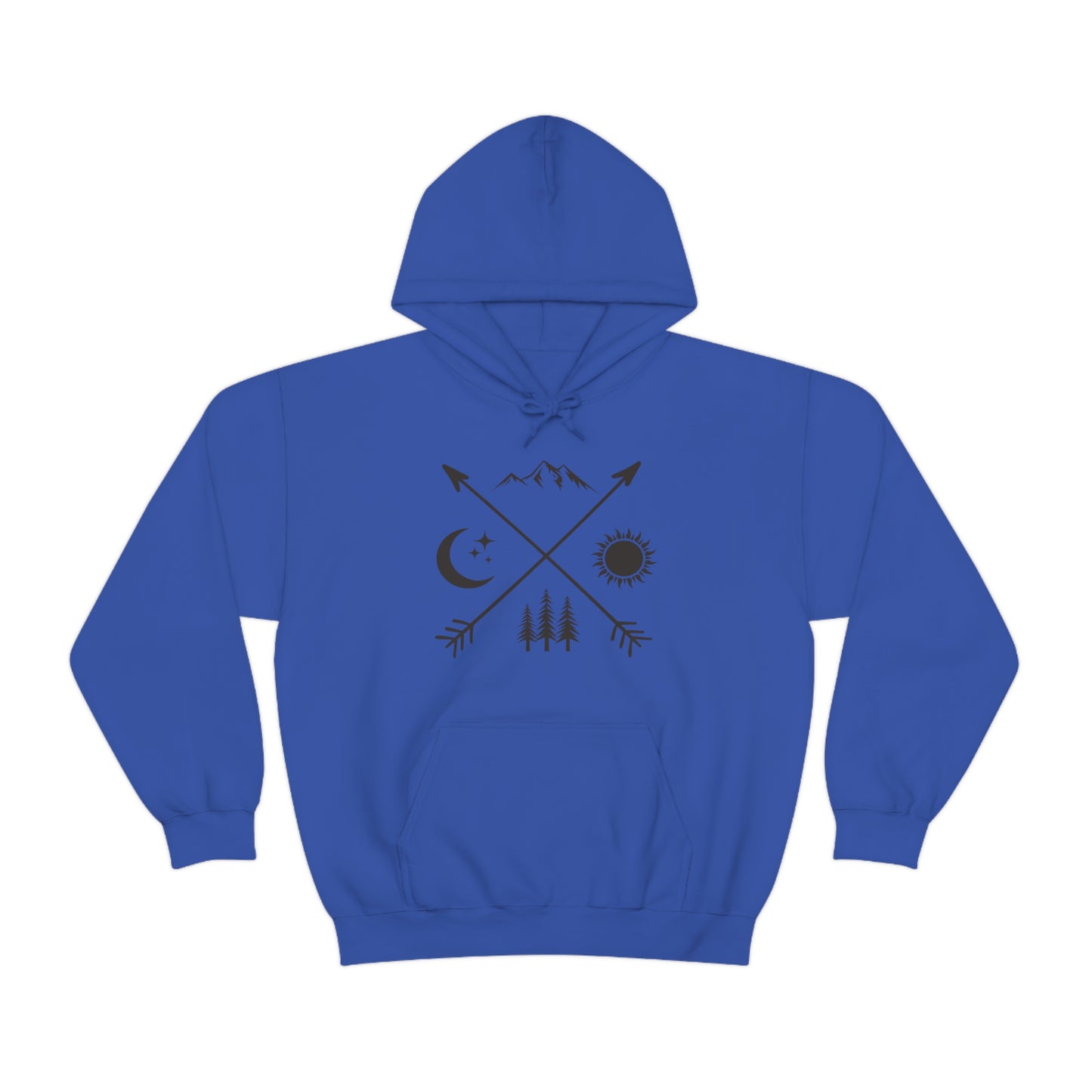 Outdoor Symbol - Unisex Hooded Sweatshirt